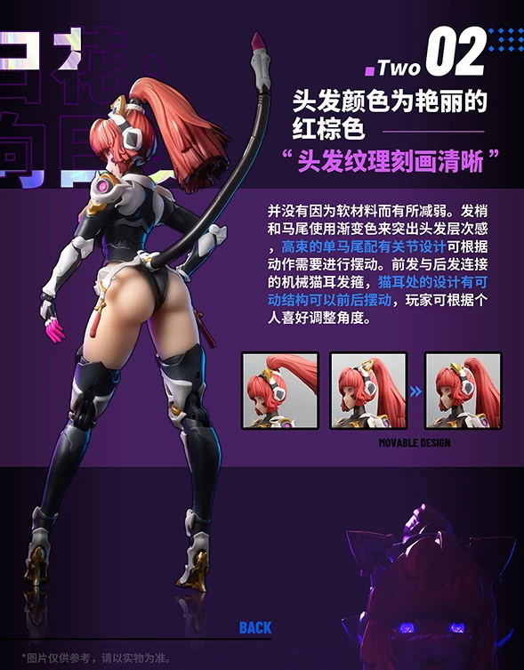 Science Cat Lady Team SCLT-001 Himawari 1/9 Scale Action Figure - Image 5