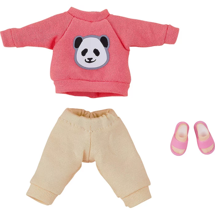 GOOD SMILE COMPANY Nendoroid Doll Outfit Set: Sweatshirt And Sweatpants (Pink/Light Blue) - Image 5