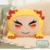 Charamaru Demon Slayer: Kimetsu No Yaiba Kyojuro Rengoku Premium Interior Cushion