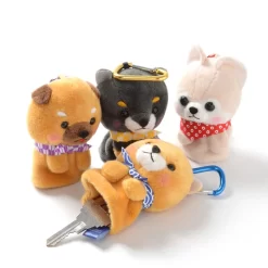 Mameshiba San Kyodai Dog Reel Key Cover Collection