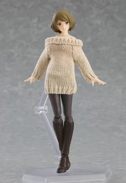 Max Factory Figma Female Body (Chiaki) W/ Off-the-Shoulder Sweater Dress