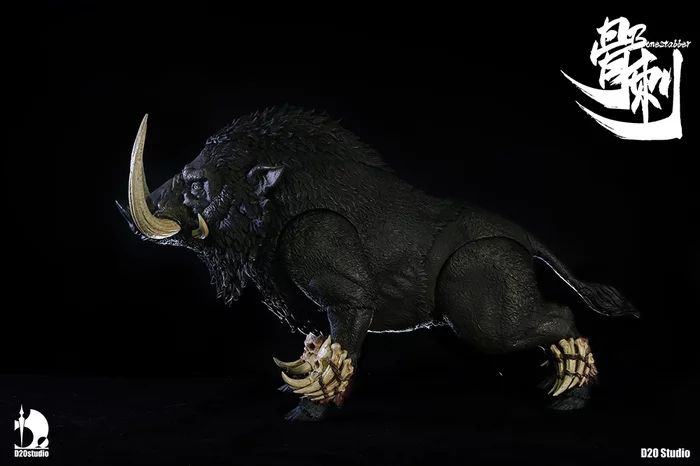 Battle Boar Bonestabber (Black) 1/12 Scale Action Figure - Image 5
