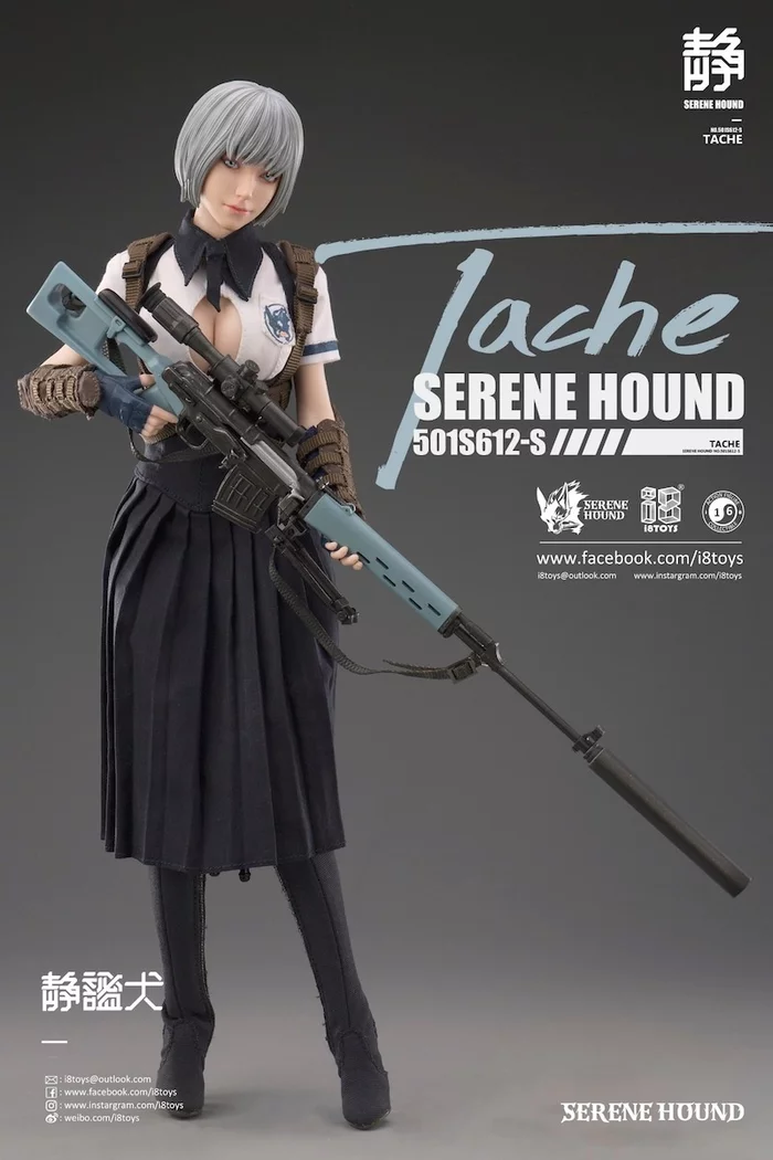 Serene Hound Series 501S612-S Tache 1/6 Scale Action Figure - Image 3