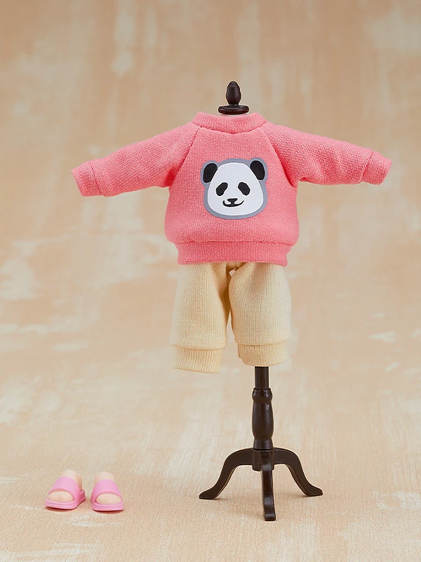 GOOD SMILE COMPANY Nendoroid Doll Outfit Set: Sweatshirt And Sweatpants (Pink/Light Blue) - Image 3