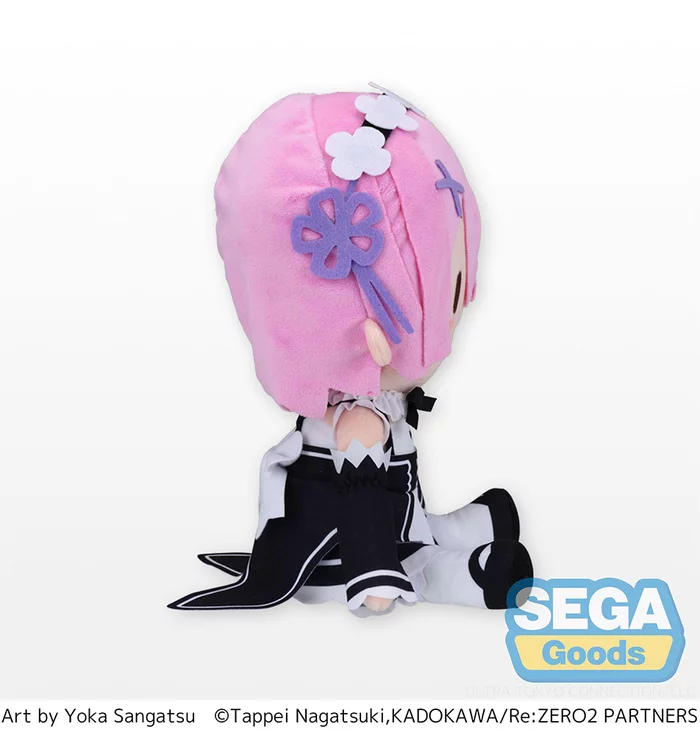 Fuwapuchi Re:Zero -Starting Life In Another World- Ram Large Plush - Image 3