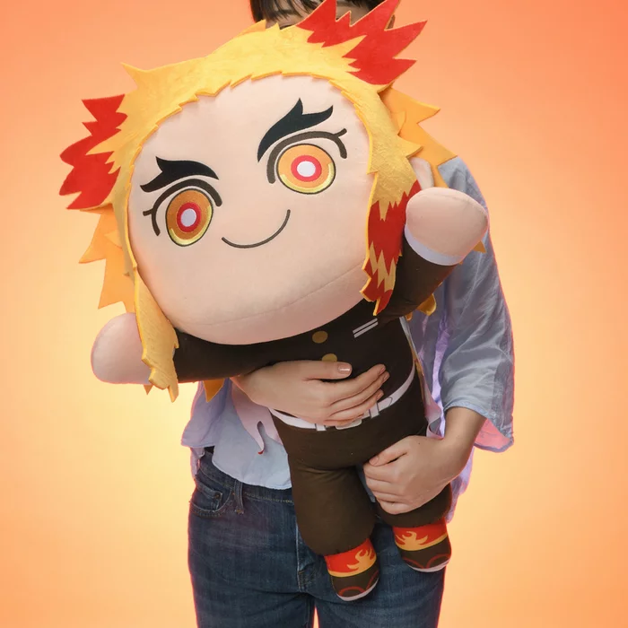 Extra Large Lying Down Plush Demon Slayer: Kimetsu No Yaiba Kyojuro Rengoku