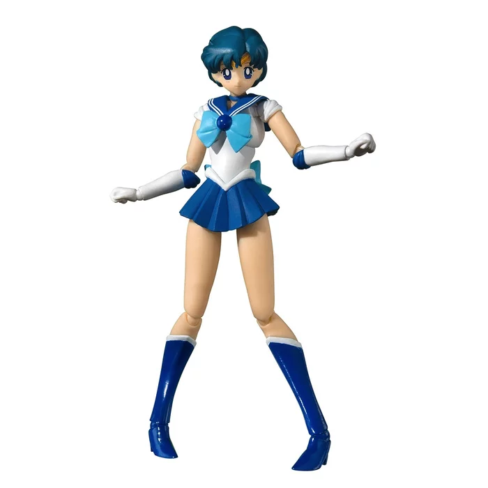 Bandai S.H.Figuarts Pretty Guardian Sailor Moon Sailor Mercury: Animation Color Edition - Image 5