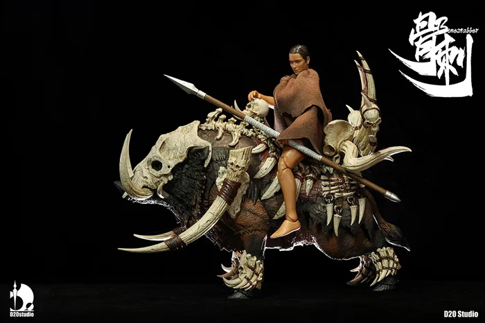 Battle Boar Bonestabber (Brown) 1/12 Scale Action Figure - Image 16