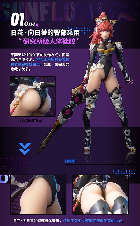 Science Cat Lady Team SCLT-001 Himawari 1/9 Scale Action Figure - Image 4