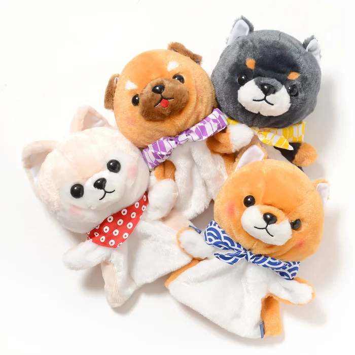 Mameshiba San Kyodai Dog Hand Puppets - Image 2